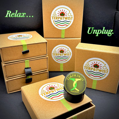 Forest-Bathe terpene inhaler evoking grounding outdoor sensory experience